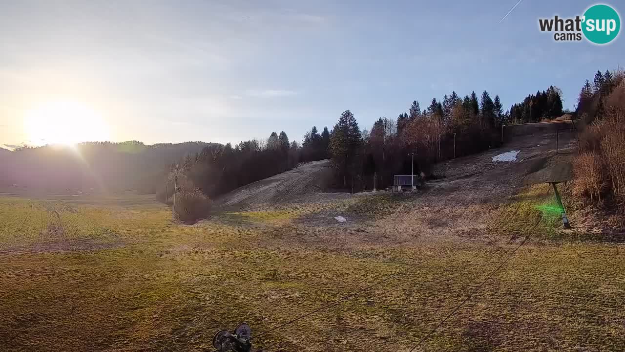 Webcam Smučišče Senožeta – Ski Resort Live View near Bohinj