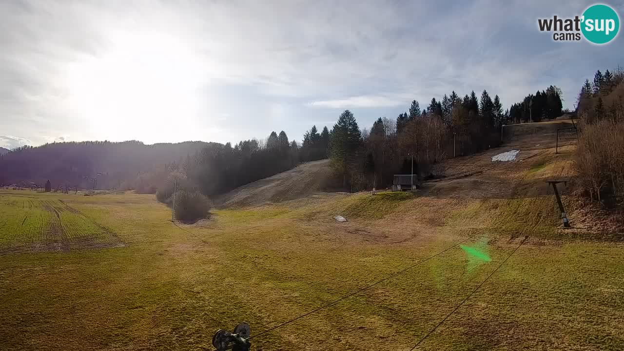 Webcam Smučišče Senožeta – Ski Resort Live View near Bohinj