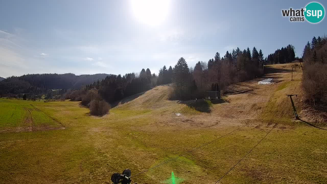 Webcam Smučišče Senožeta – Station de ski à Srednja Vas près de Bohinj
