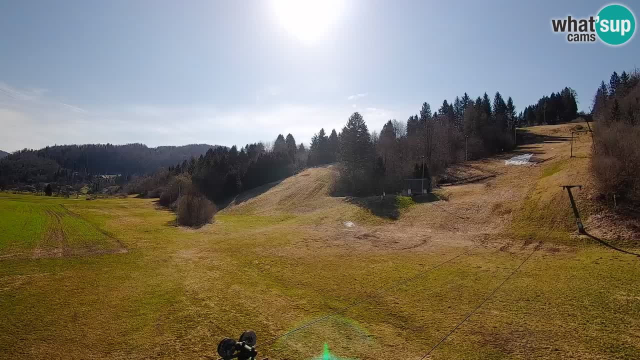 Webcam Smučišče Senožeta – Ski Resort Live View near Bohinj