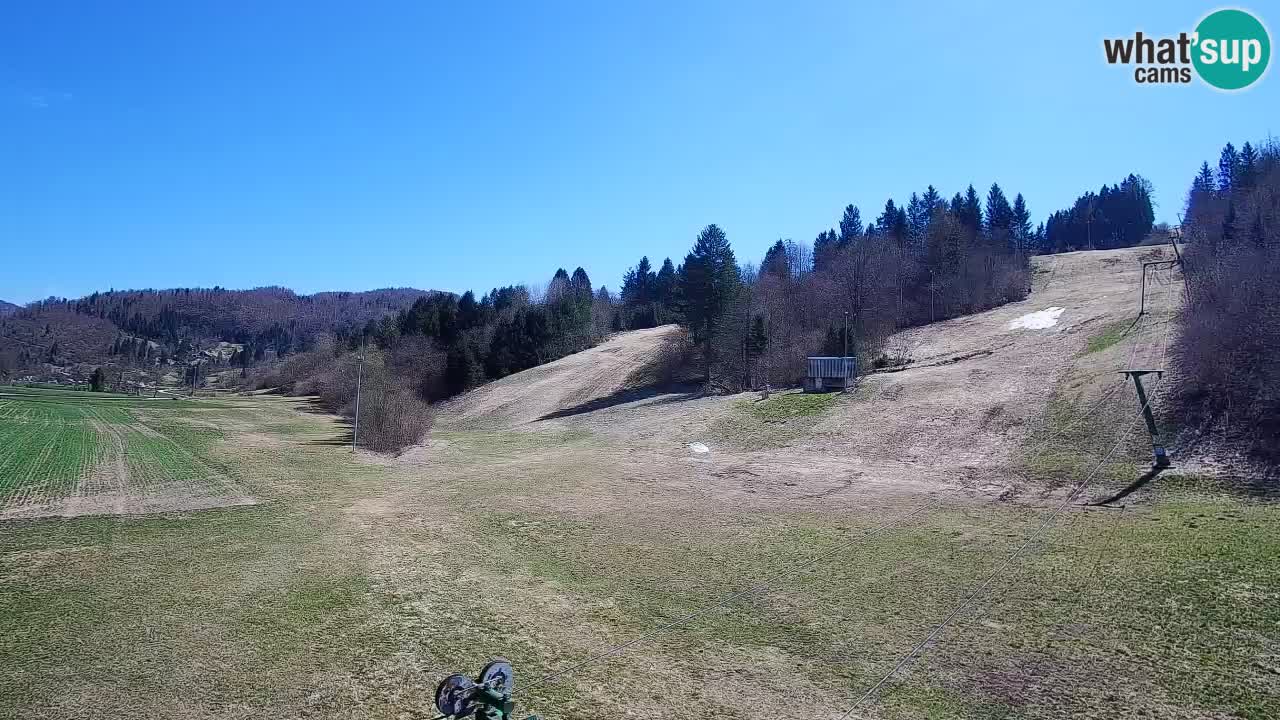 Webcam Smučišče Senožeta – Stazione sciistica a Srednja Vas vicino Bohinj