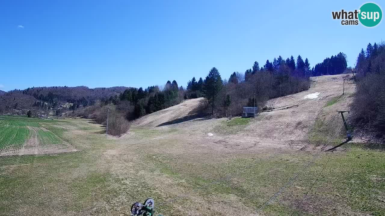 Webcam Smučišče Senožeta – Ski Resort Live View near Bohinj