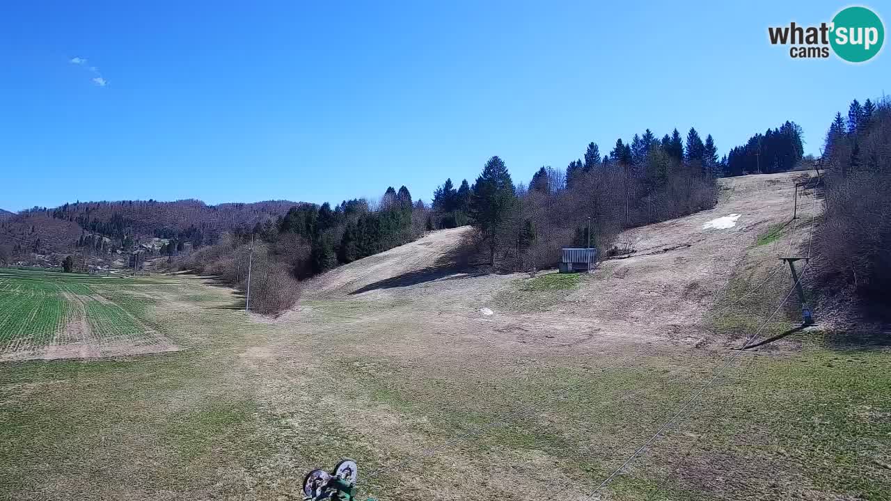 Cámara web Smučišče Senožeta – Estación de esquí en Srednja Vas cerca de Bohinj