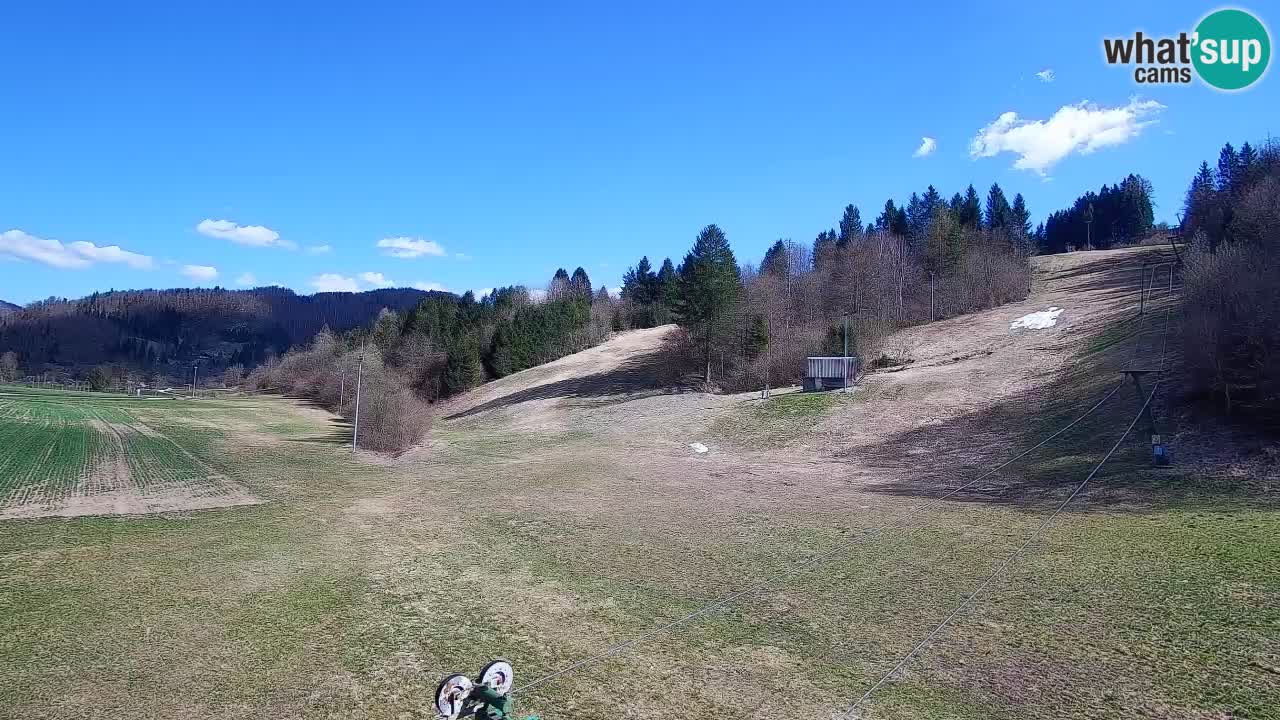 Webcam Smučišče Senožeta – Ski Resort Live View near Bohinj
