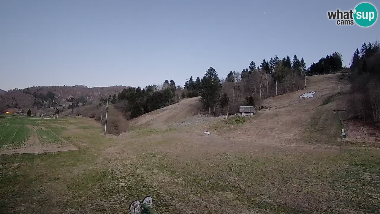 Webcam Smučišče Senožeta – Station de ski à Srednja Vas près de Bohinj