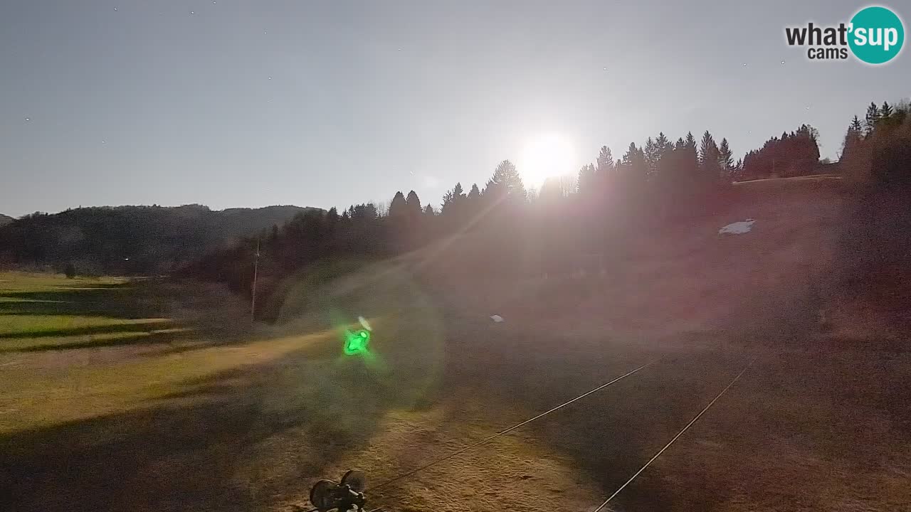 Webcam Smučišče Senožeta – Stazione sciistica a Srednja Vas vicino Bohinj
