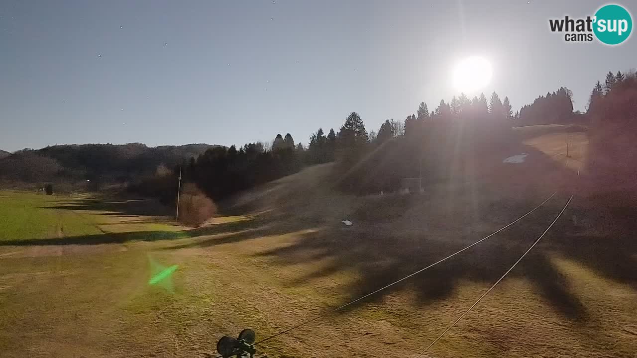 Webcam Smučišče Senožeta – Ski Resort Live View near Bohinj