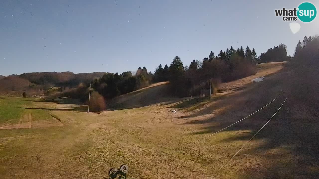 Webcam Smučišče Senožeta – Station de ski à Srednja Vas près de Bohinj