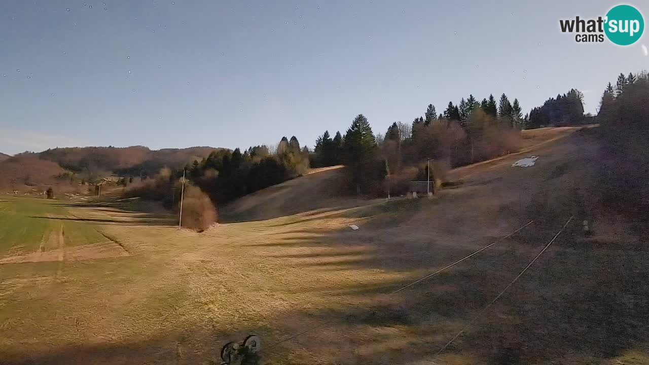 Webcam Smučišče Senožeta – Ski Resort Live View near Bohinj