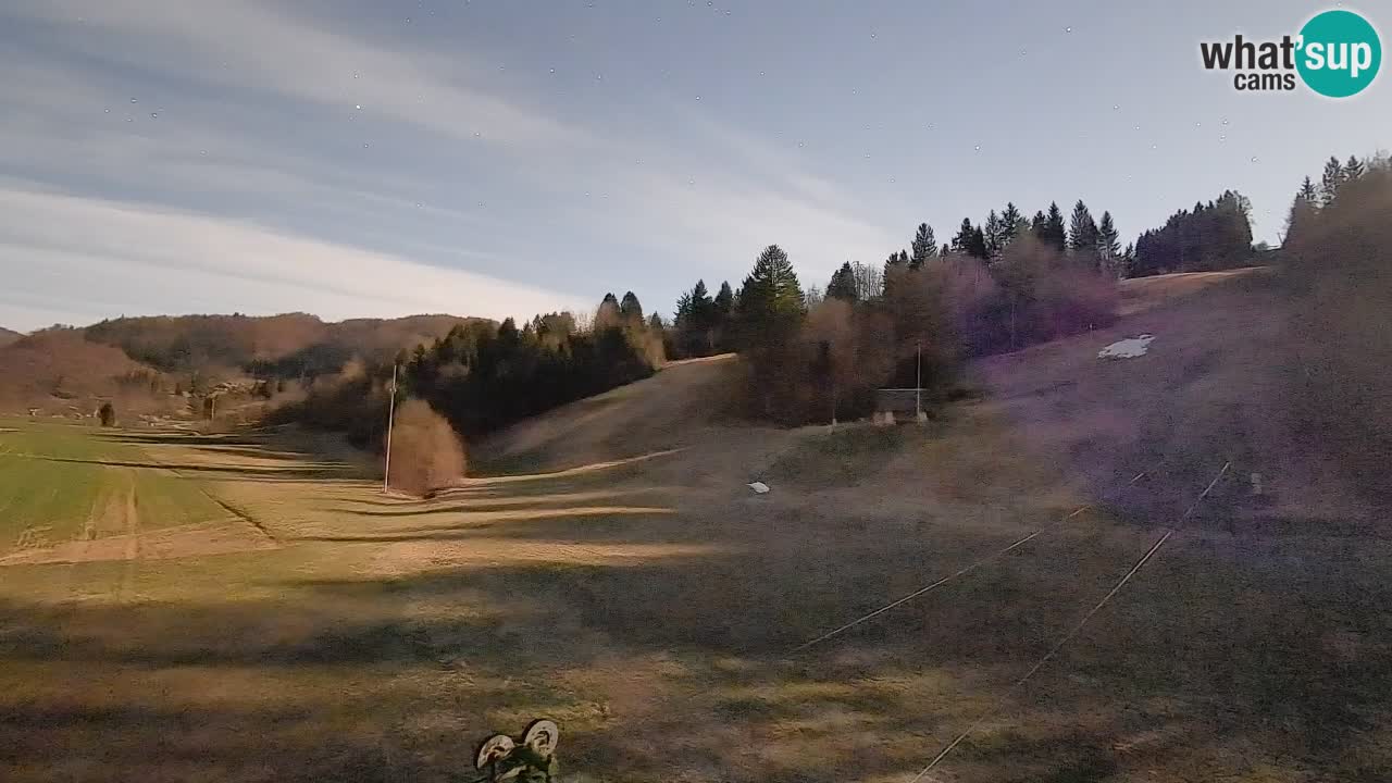 Cámara web Smučišče Senožeta – Estación de esquí en Srednja Vas cerca de Bohinj