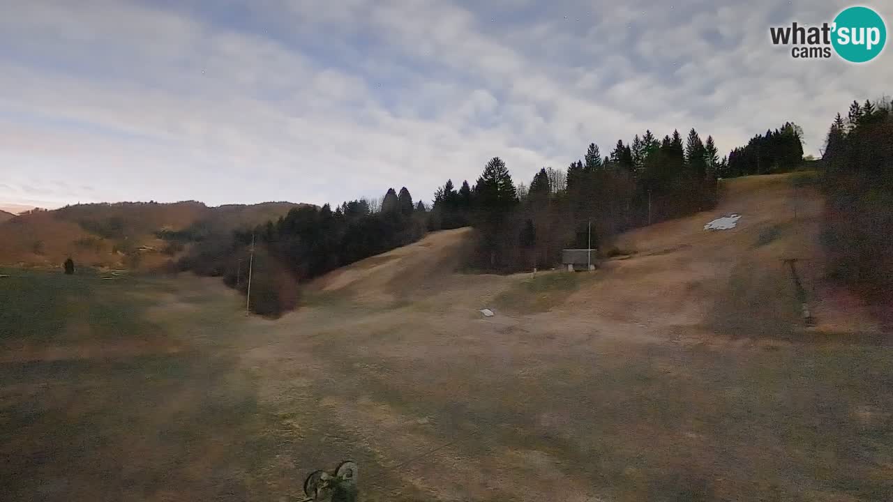 Cámara web Smučišče Senožeta – Estación de esquí en Srednja Vas cerca de Bohinj