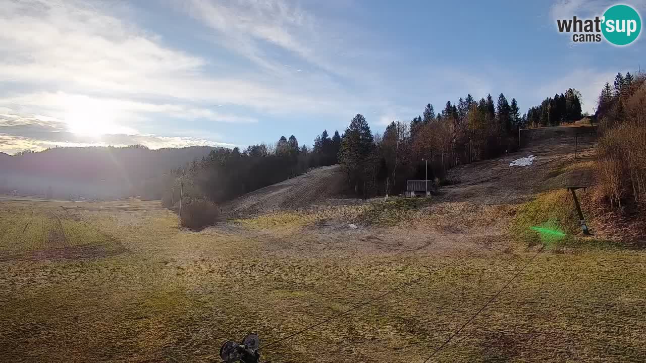 Webcam Smučišče Senožeta – Stazione sciistica a Srednja Vas vicino Bohinj