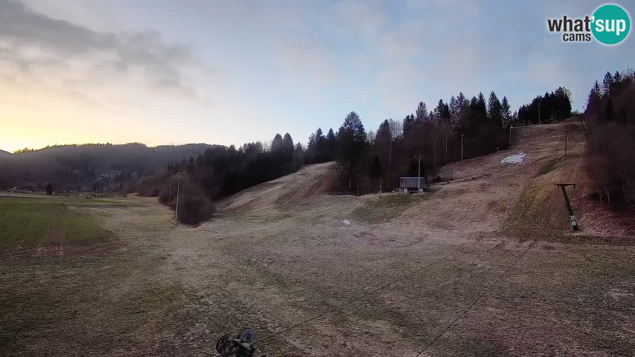 Webcam Smučišče Senožeta – Station de ski à Srednja Vas près de Bohinj