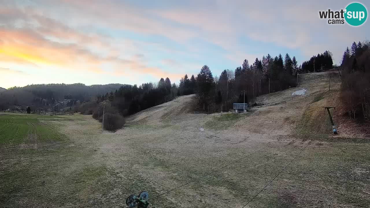 Cámara web Smučišče Senožeta – Estación de esquí en Srednja Vas cerca de Bohinj