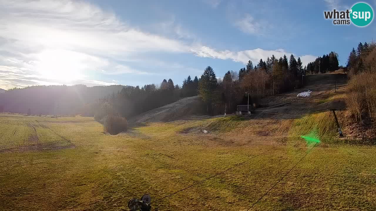 Webcam Smučišče Senožeta – Station de ski à Srednja Vas près de Bohinj