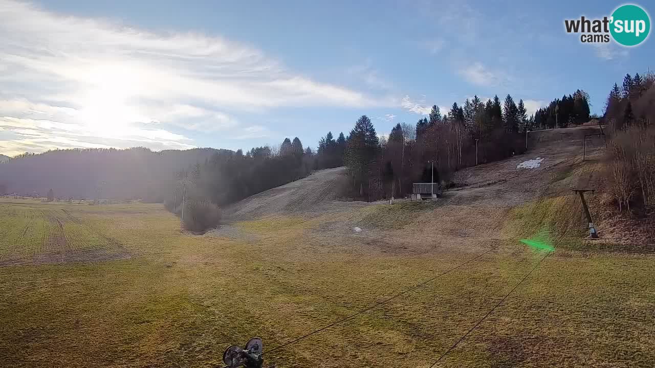 Web kamera Smučišče Senožeta – Skijalište u Srednjoj Vasi kod Bohinja