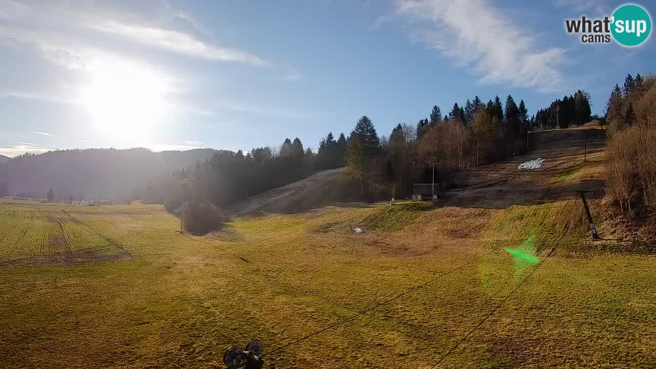 Webcam Smučišče Senožeta – Ski Resort Live View near Bohinj