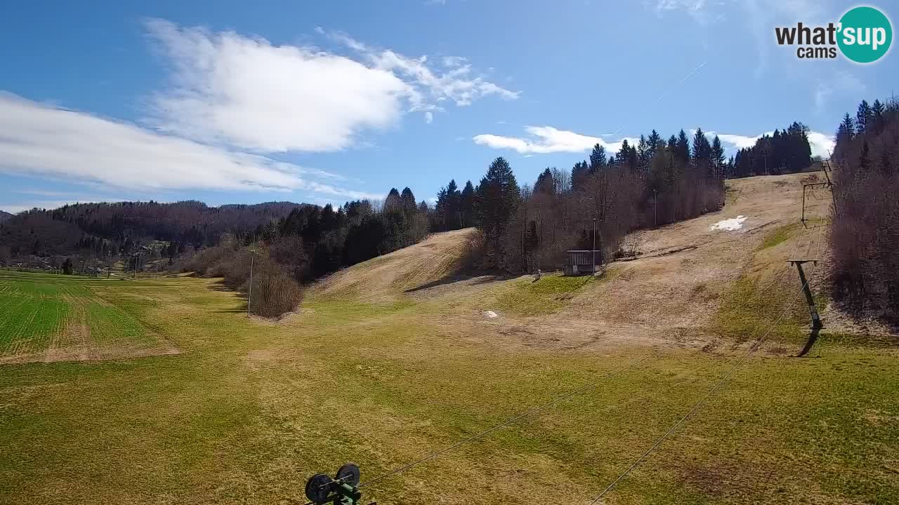 Webcam Smučišče Senožeta – Station de ski à Srednja Vas près de Bohinj