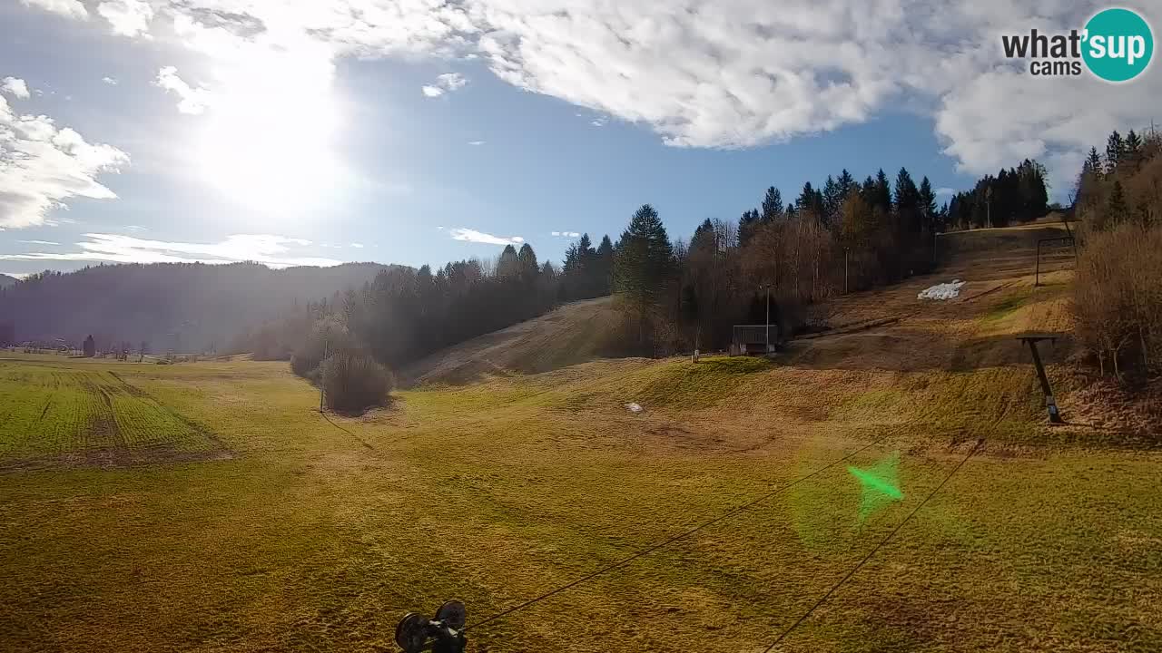 Webcam Smučišče Senožeta – Ski Resort Live View near Bohinj