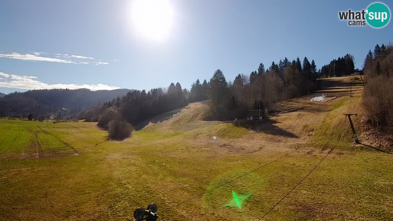 Webcam Smučišče Senožeta – Ski Resort Live View near Bohinj