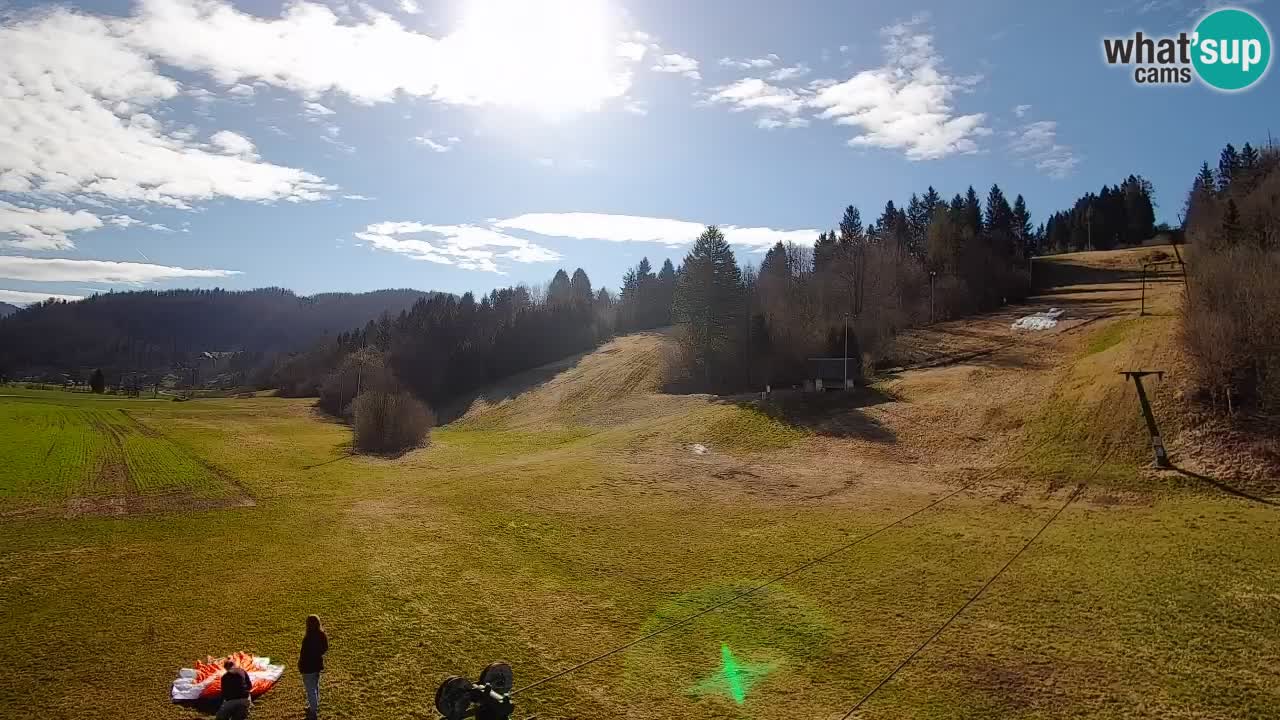 Webcam Smučišče Senožeta – Stazione sciistica a Srednja Vas vicino Bohinj
