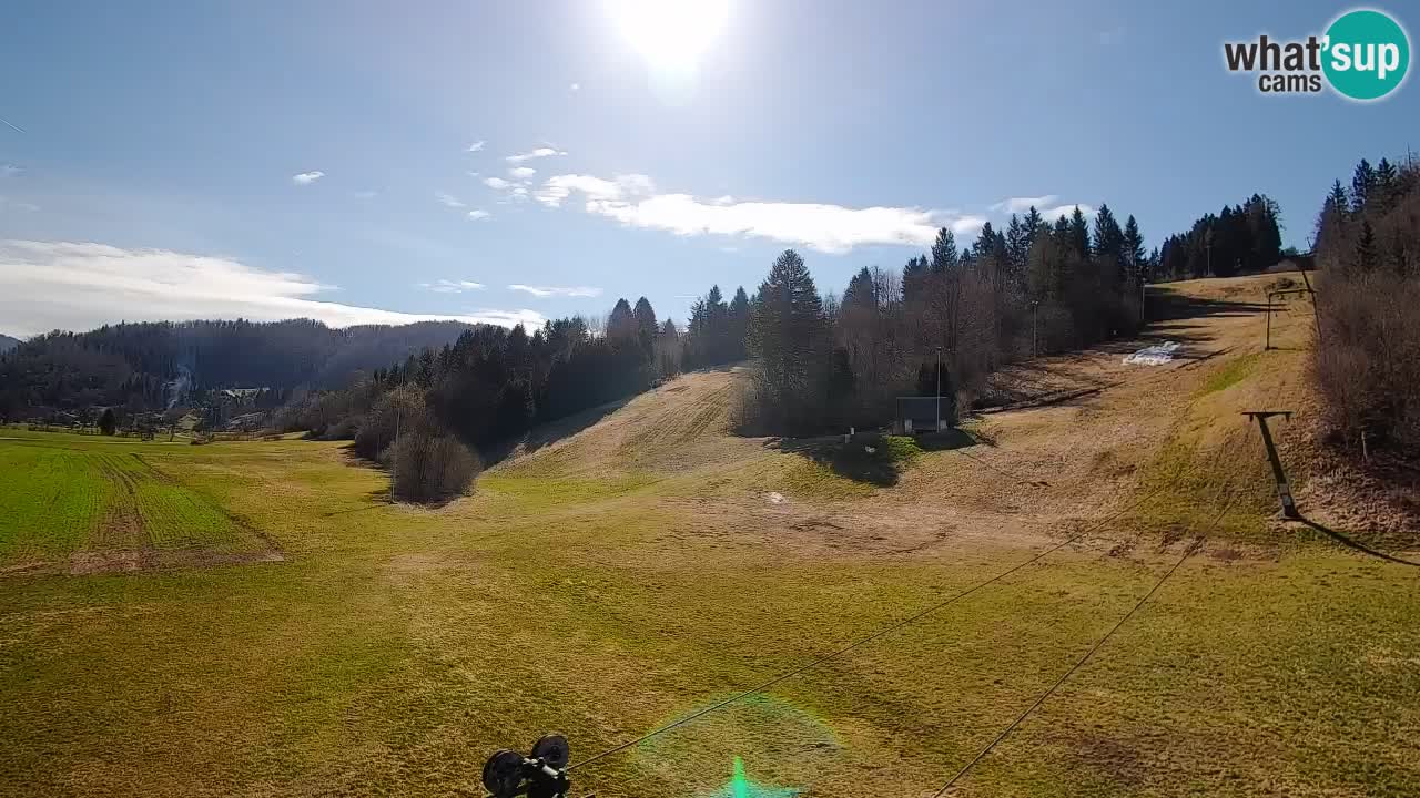 Webcam Smučišče Senožeta – Ski Resort Live View near Bohinj