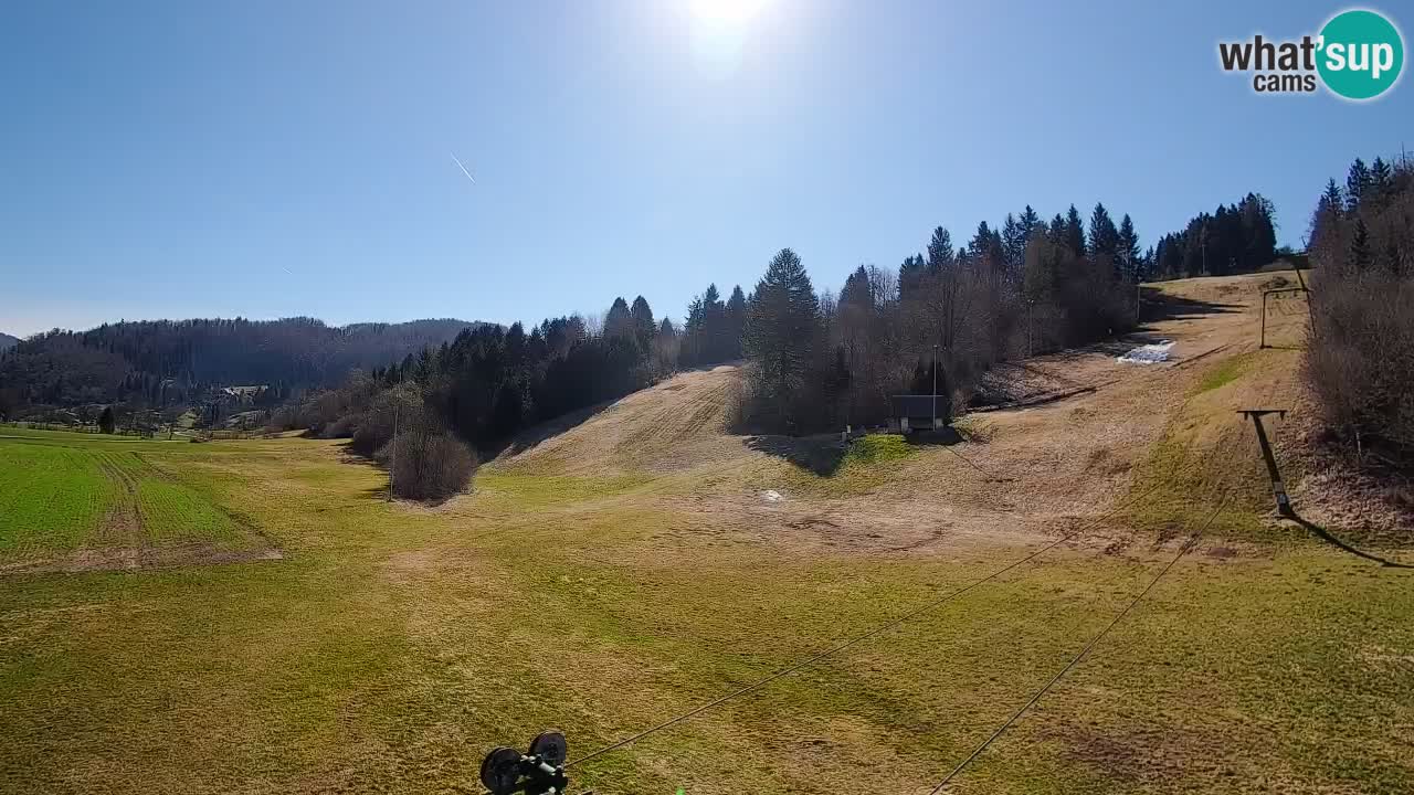 Webcam Smučišče Senožeta – Station de ski à Srednja Vas près de Bohinj