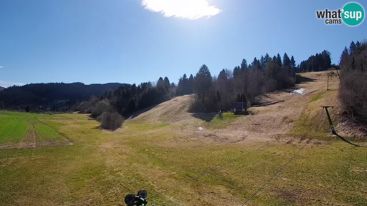Webcam Smučišče Senožeta – Stazione sciistica a Srednja Vas vicino Bohinj