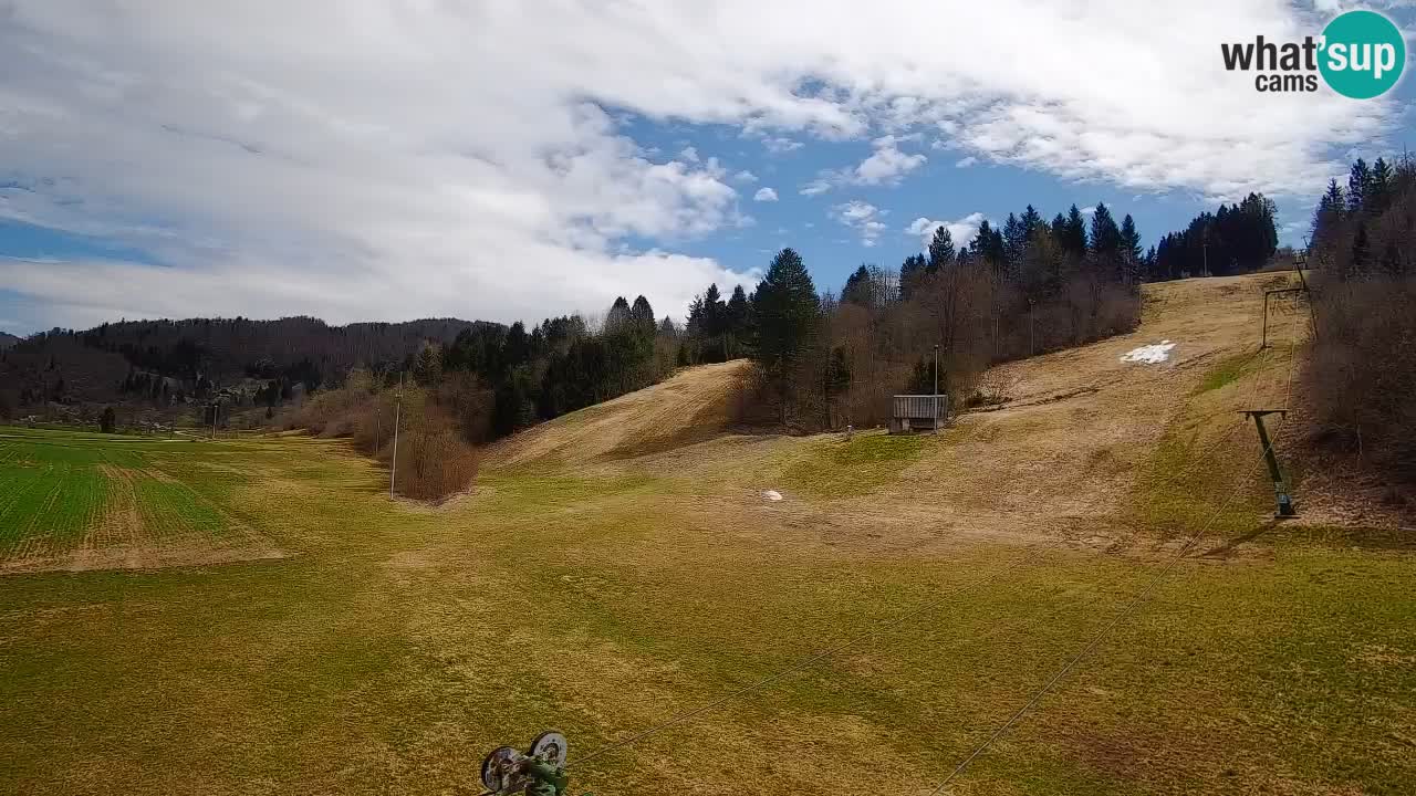 Webcam Smučišče Senožeta – Stazione sciistica a Srednja Vas vicino Bohinj