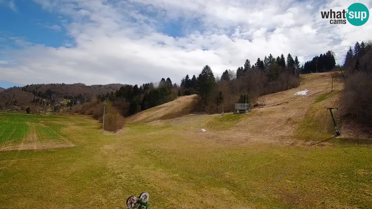 Webcam Smučišče Senožeta – Station de ski à Srednja Vas près de Bohinj