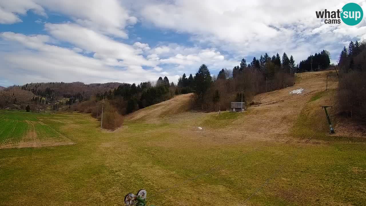 Webcam Smučišče Senožeta – Stazione sciistica a Srednja Vas vicino Bohinj