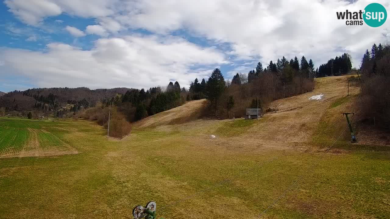Webcam Smučišče Senožeta – Station de ski à Srednja Vas près de Bohinj