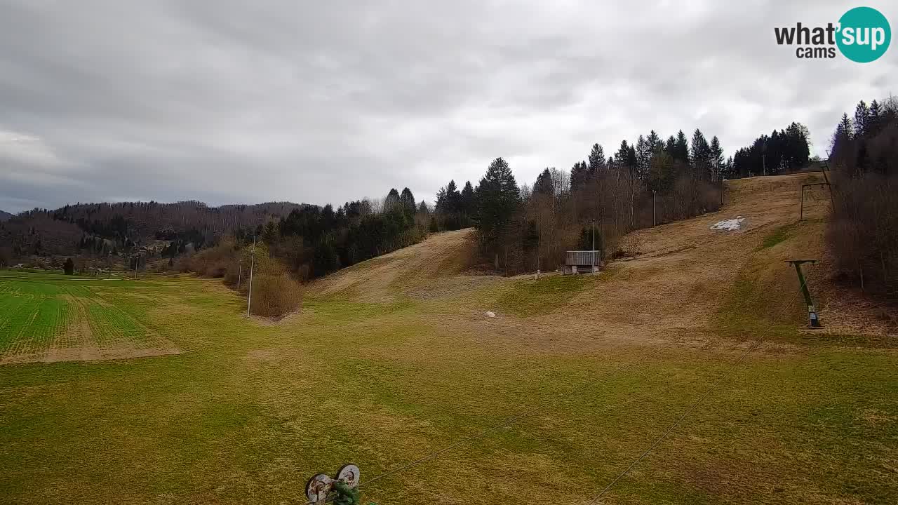 Cámara web Smučišče Senožeta – Estación de esquí en Srednja Vas cerca de Bohinj