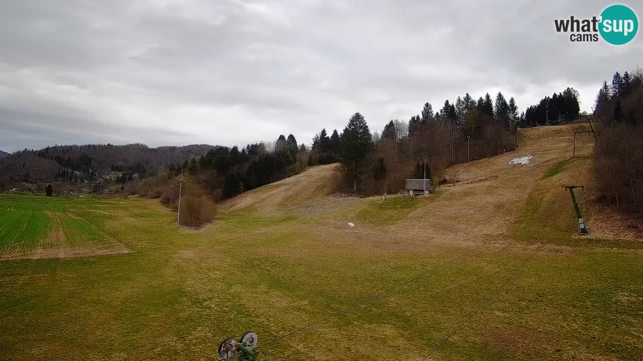 Webcam Smučišče Senožeta – Station de ski à Srednja Vas près de Bohinj