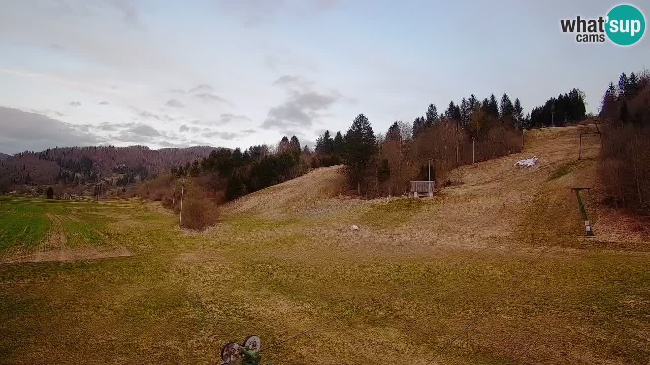 Webcam Smučišče Senožeta – Station de ski à Srednja Vas près de Bohinj