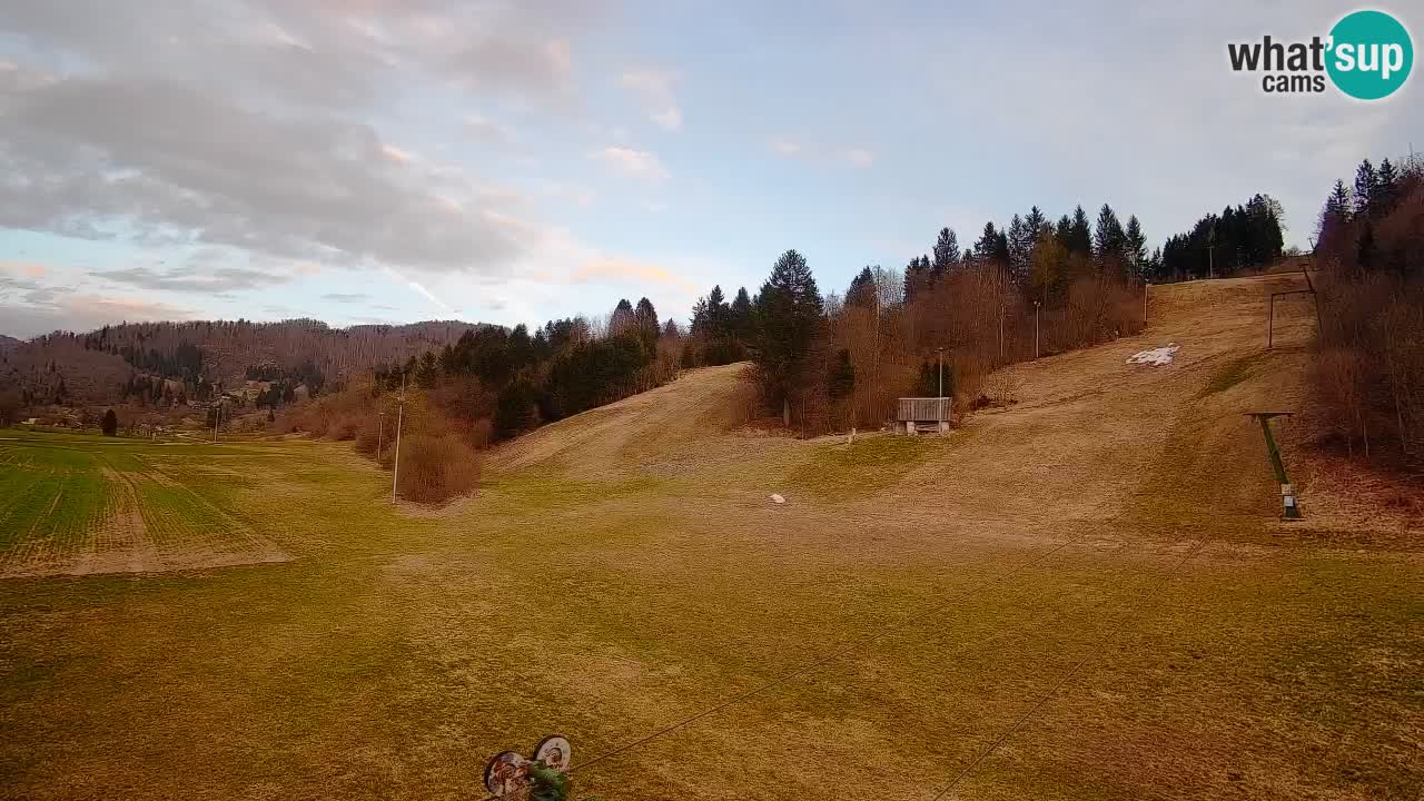Webcam Smučišče Senožeta – Station de ski à Srednja Vas près de Bohinj