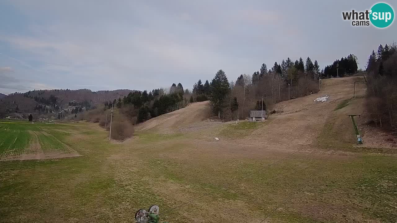 Webcam Smučišče Senožeta – Station de ski à Srednja Vas près de Bohinj