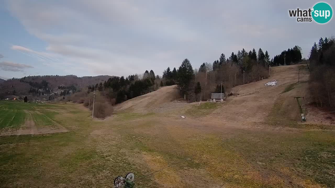 Cámara web Smučišče Senožeta – Estación de esquí en Srednja Vas cerca de Bohinj