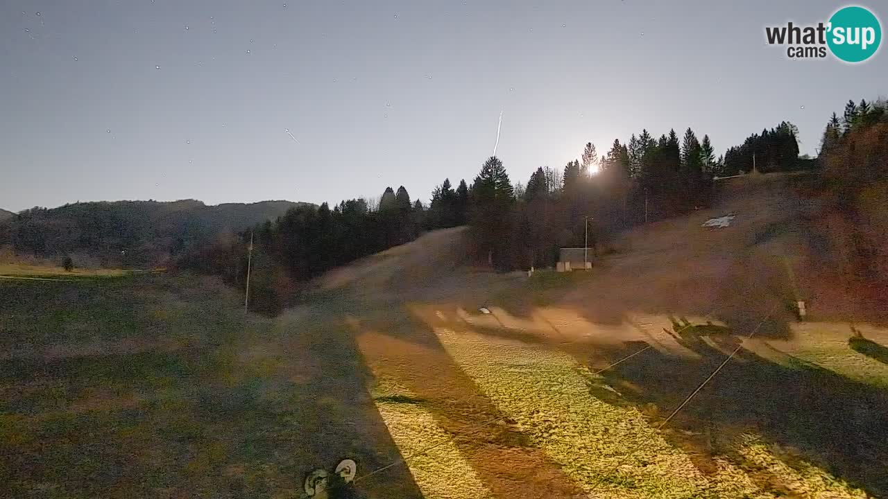 Webcam Smučišče Senožeta – Stazione sciistica a Srednja Vas vicino Bohinj