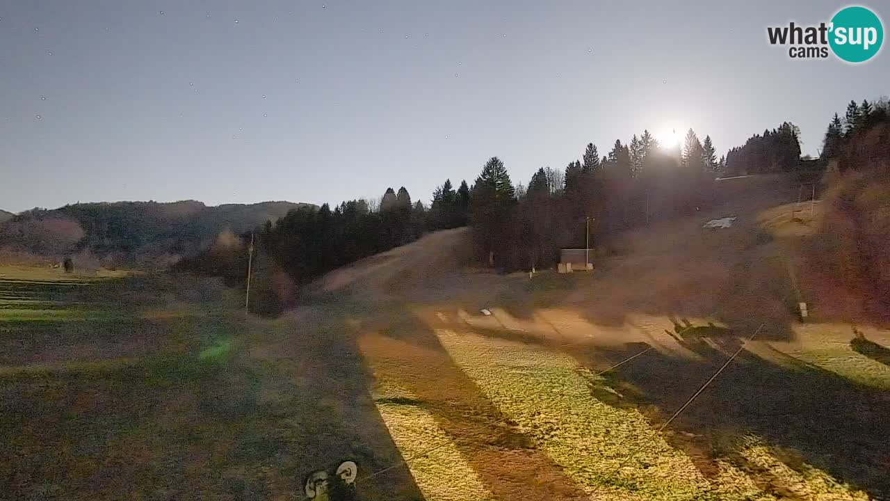 Webcam Smučišče Senožeta – Station de ski à Srednja Vas près de Bohinj