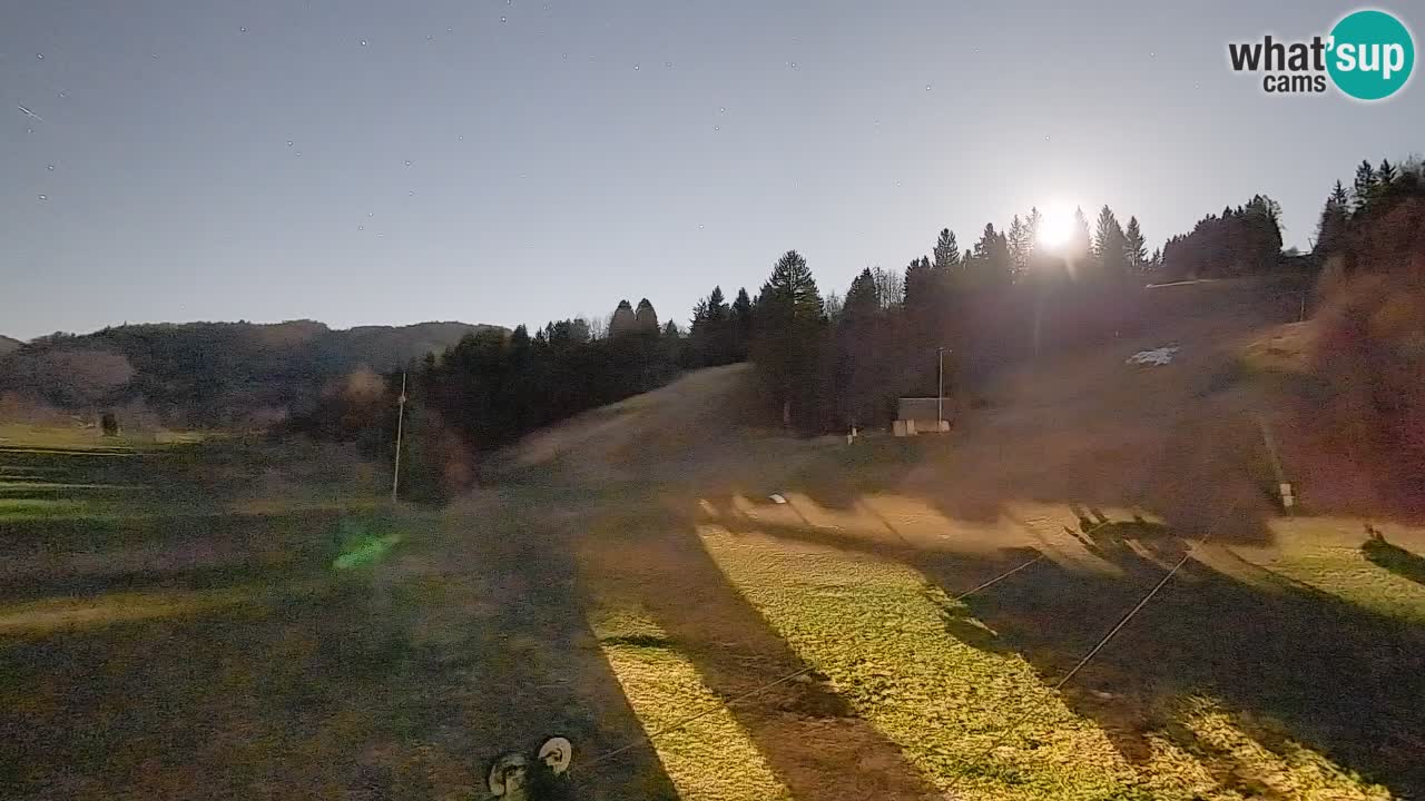 Webcam Smučišče Senožeta – Ski Resort Live View near Bohinj