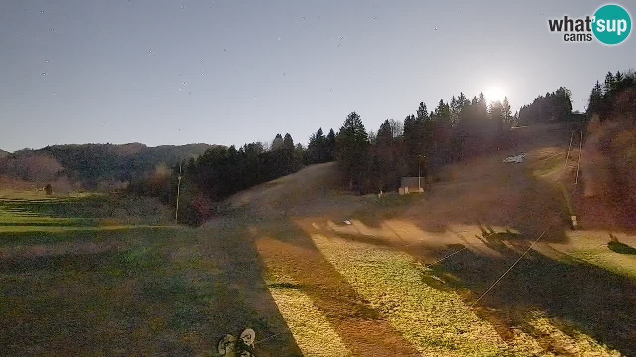 Webcam Smučišče Senožeta – Station de ski à Srednja Vas près de Bohinj