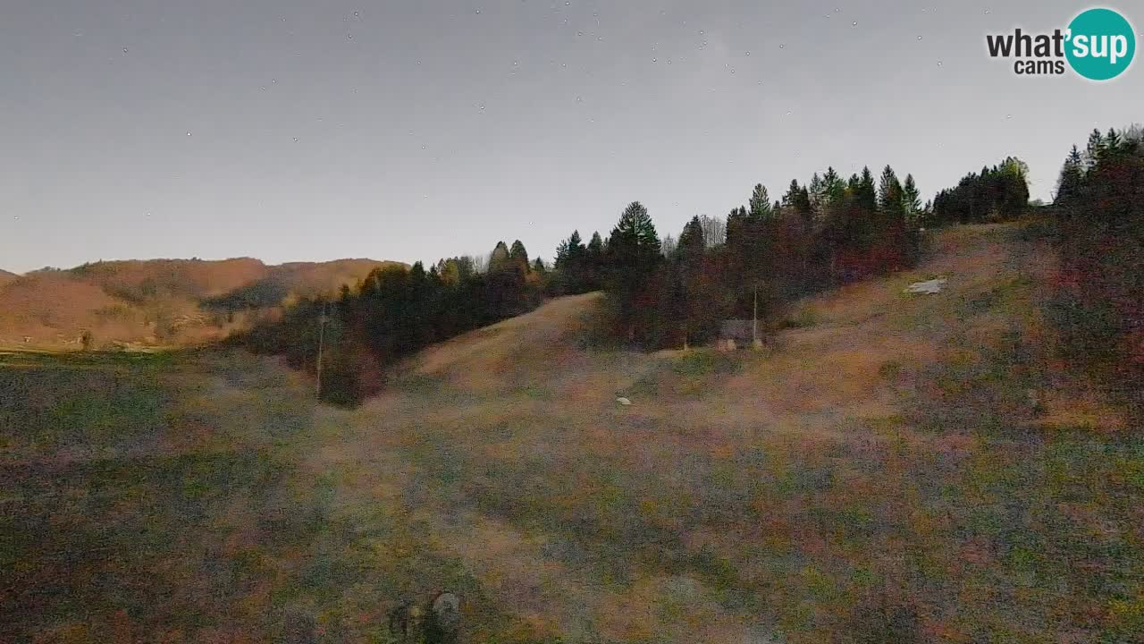 Cámara web Smučišče Senožeta – Estación de esquí en Srednja Vas cerca de Bohinj