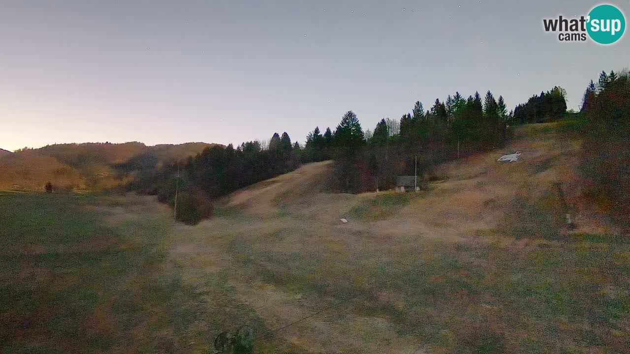 Webcam Smučišče Senožeta – Station de ski à Srednja Vas près de Bohinj