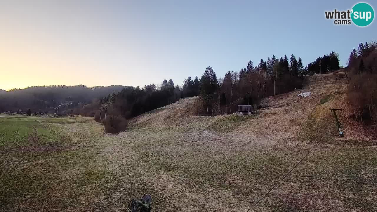 Webcam Smučišče Senožeta – Station de ski à Srednja Vas près de Bohinj