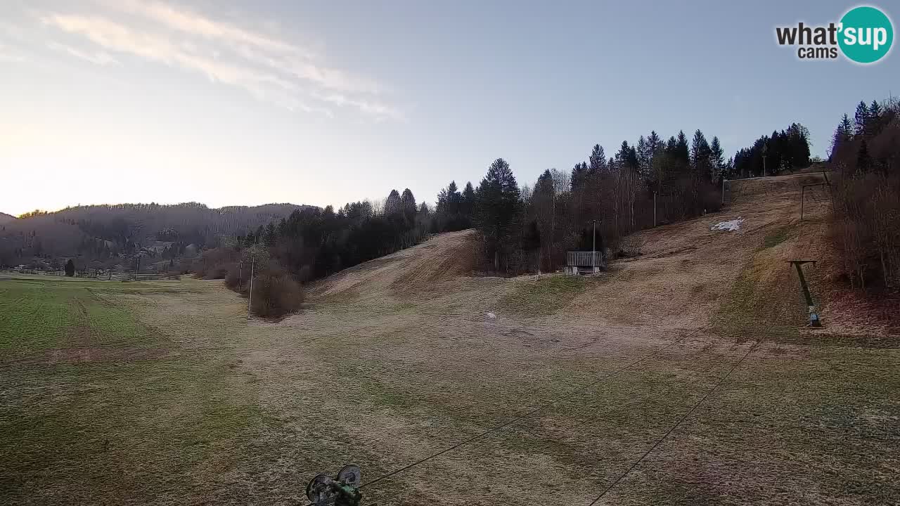 Webcam Smučišče Senožeta – Ski Resort Live View near Bohinj