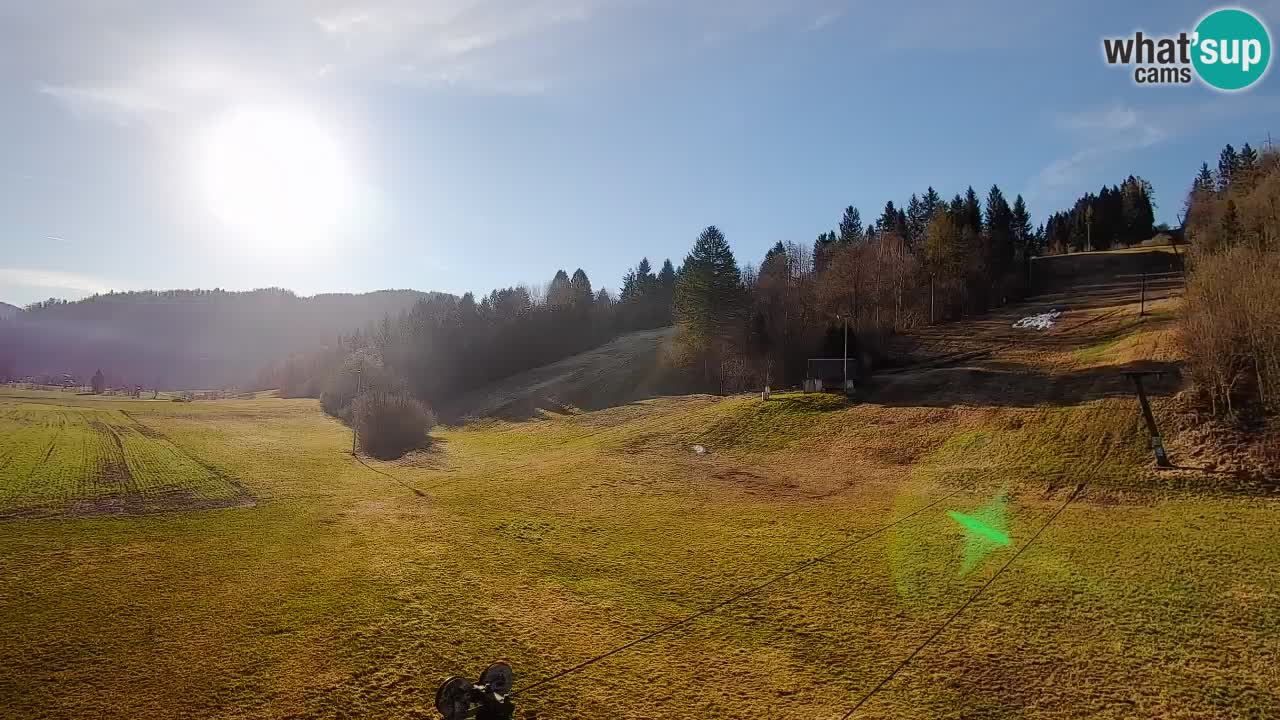 Webcam Smučišče Senožeta – Ski Resort Live View near Bohinj