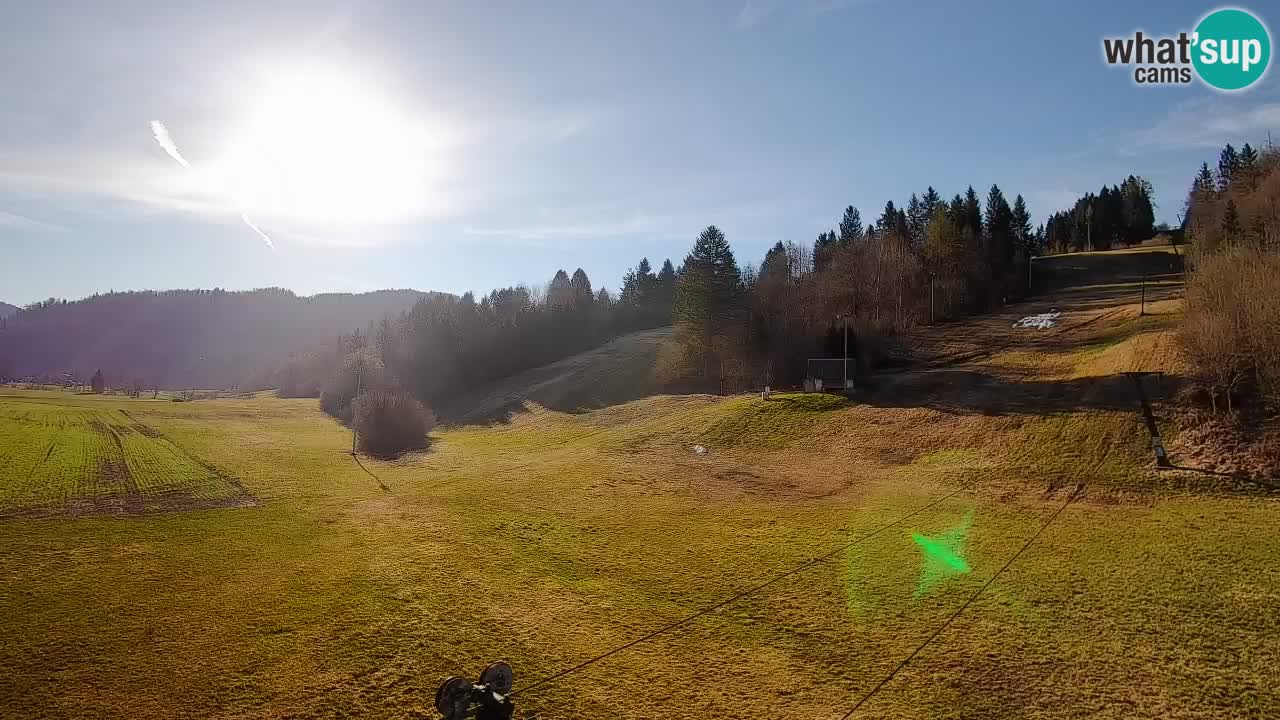 Webcam Smučišče Senožeta – Stazione sciistica a Srednja Vas vicino Bohinj