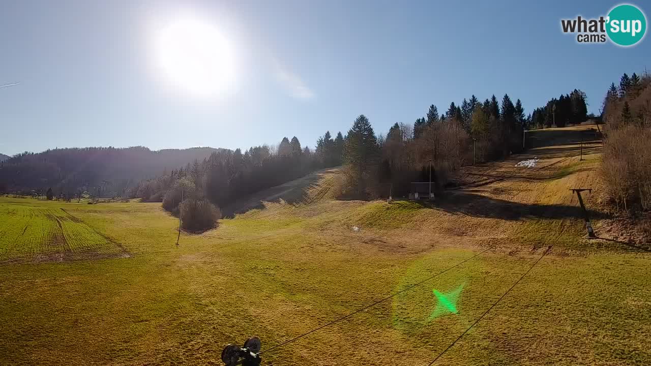 Webcam Smučišče Senožeta – Stazione sciistica a Srednja Vas vicino Bohinj