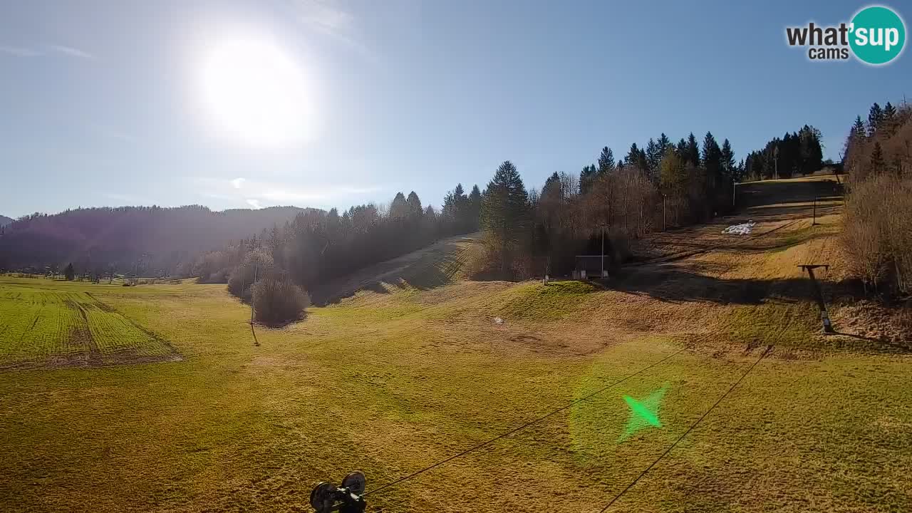 Webcam Smučišče Senožeta – Stazione sciistica a Srednja Vas vicino Bohinj